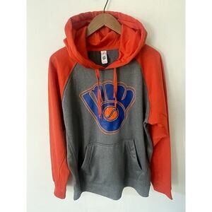 BAW Athleticwear Unisex Size M Sweatshirt Hoodie Orange Softball Baseball Sports